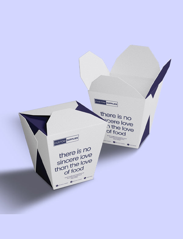 Custom Printed Noodle Boxes – Perfect for Takeaway & Catering Needs