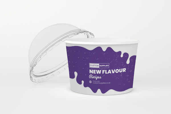 Customised Ice Cream Cups with Lids – Perfect for Serving Your Delicious Desserts