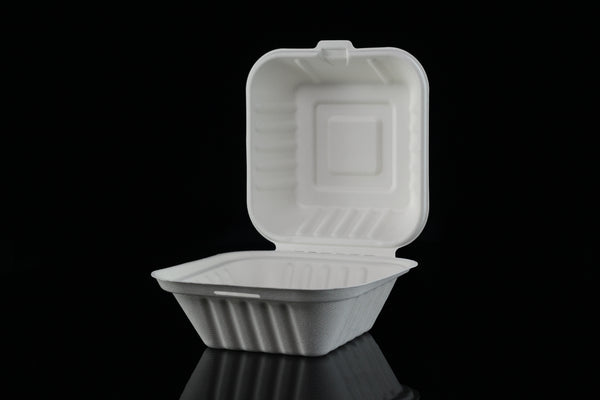 Bagasse Clamshell Box (Box of 1000pcs)